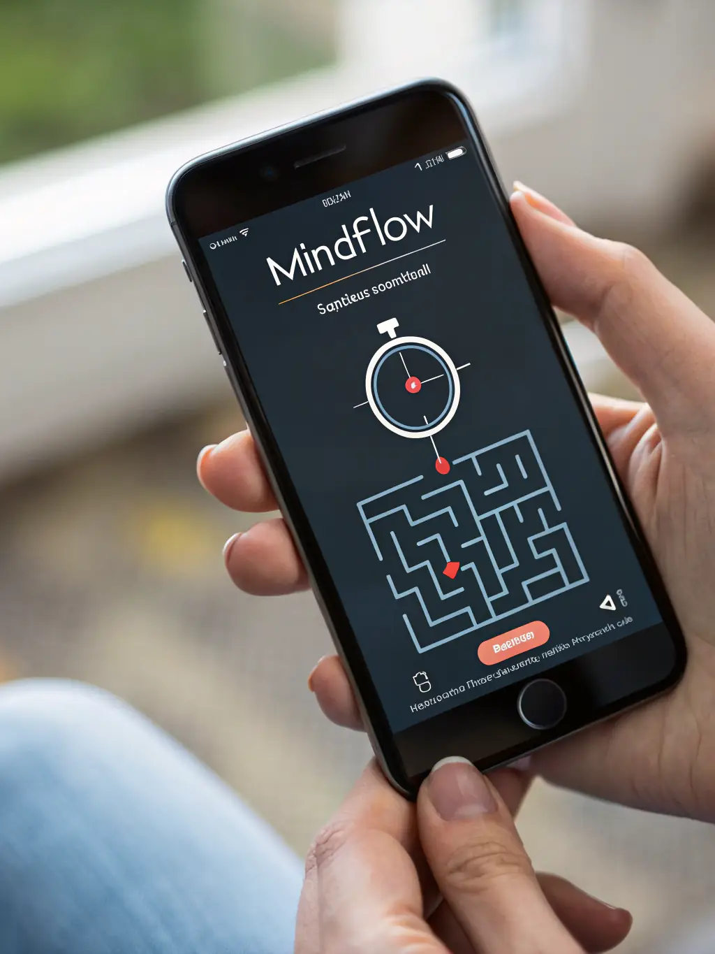 A screenshot of the 'AI Puzzle Adventure' game, showcasing its vibrant colors and intuitive interface, with an AI assistant character visible in the corner.
